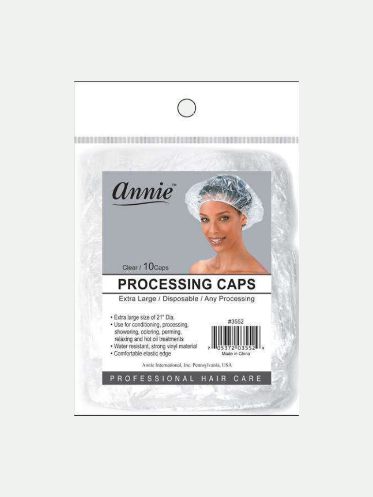 Annie #3552 Processing Cap 10 Pc X-large Clear