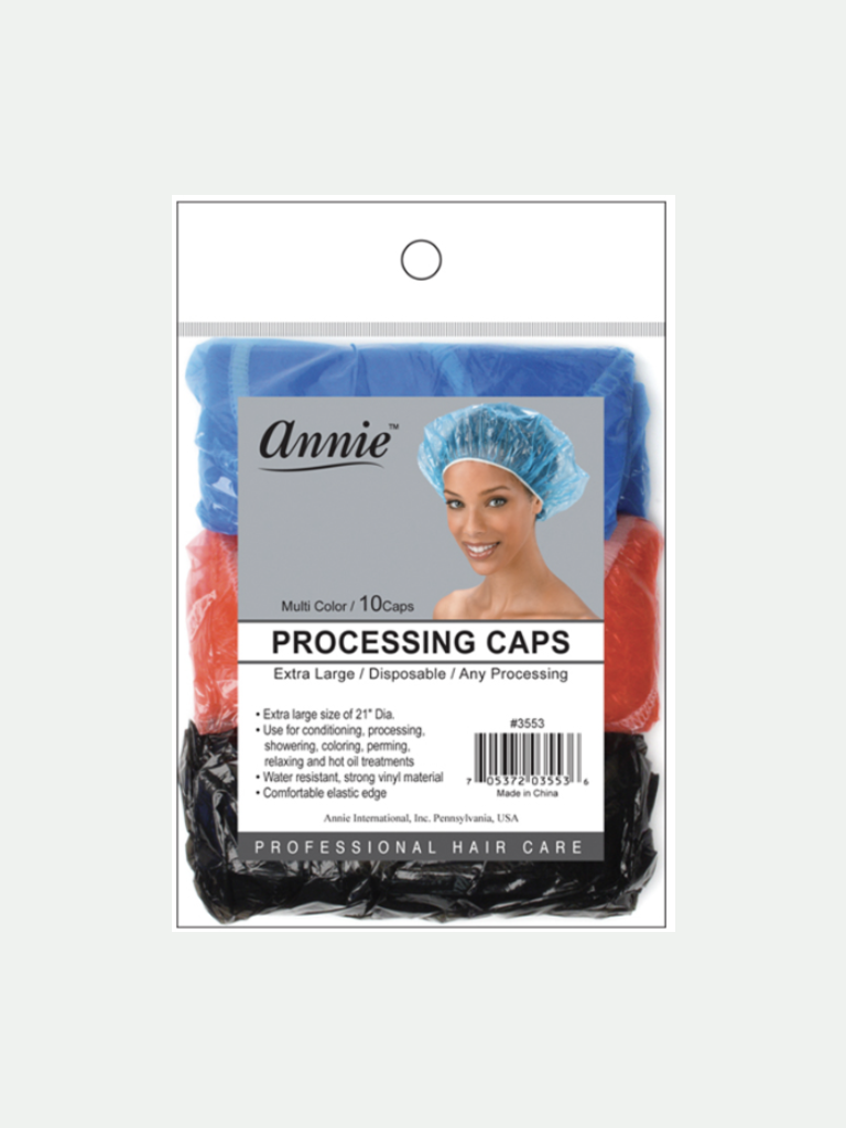 Annie #3553 Processing Cap 10 Pc X-large Assorted