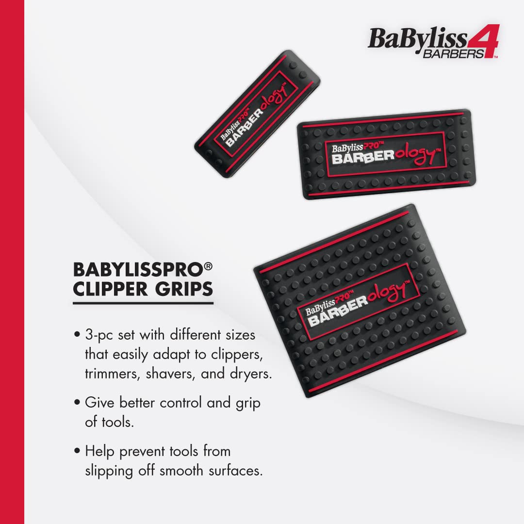 Babyliss Pro Barber Clipper Grips 3 Sizes #BBCKT8-PK