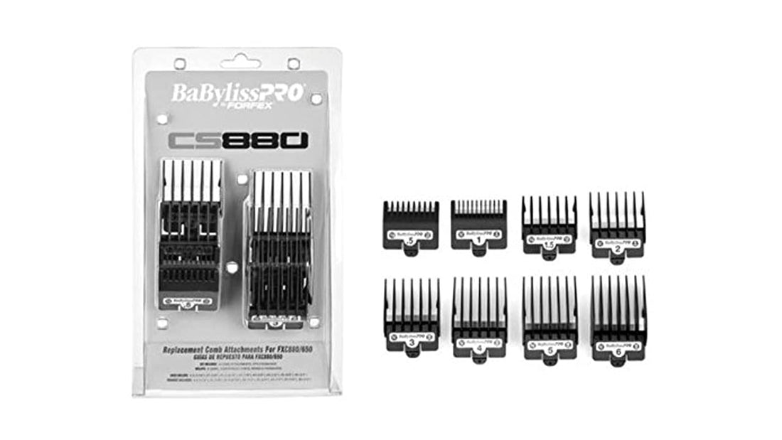 BaByliss Pro Attachment 8 Pcs Comb Set #FXCS880