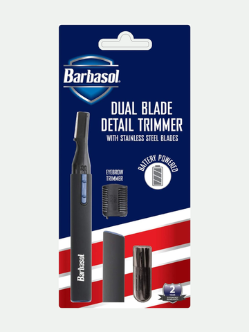 Barbasol Trimmer Detail Dual Blade Black
