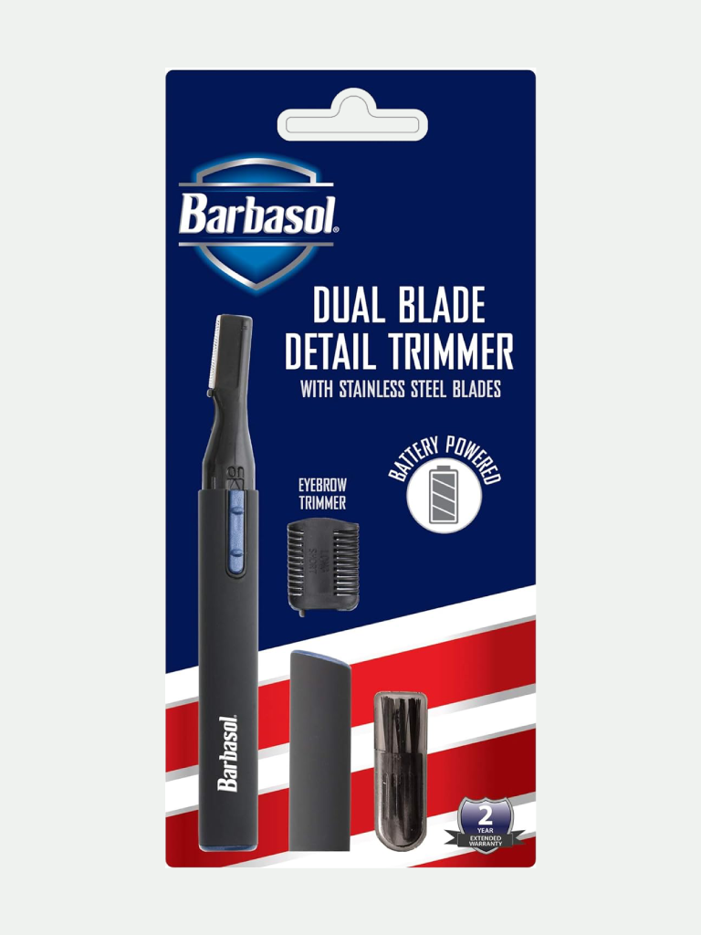 Barbasol Trimmer Detail Dual Blade Black