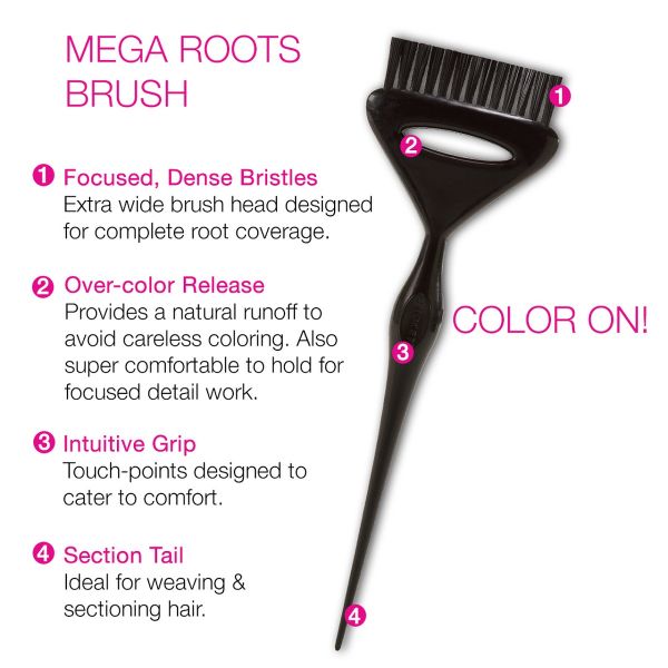 Cricket Color Cocktail Collection Color Cocktail Mega Roots Brush