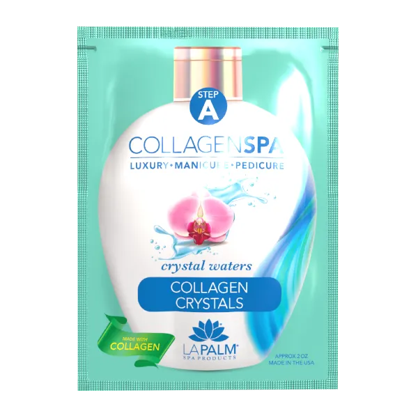 La Palm Collagen Spa 6 Step Manicure/Pedicure Kit Crystal Water