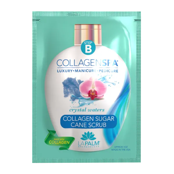 La Palm Collagen Spa 6 Step Manicure/Pedicure Kit Crystal Water