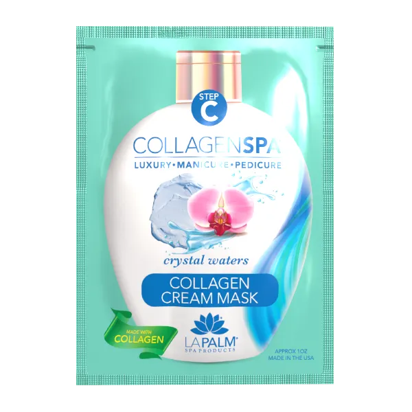 La Palm Collagen Spa 6 Step Manicure/Pedicure Kit Crystal Water