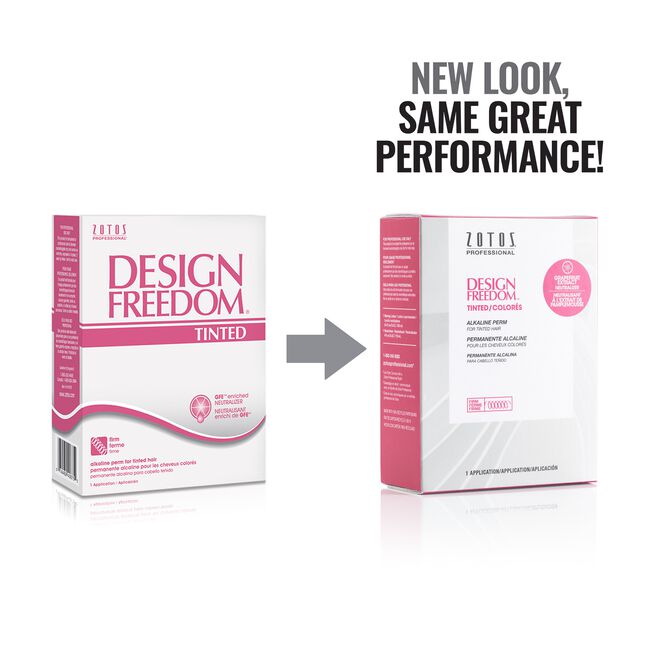 Zotos Design Freedom Perm Kit Alkaline Tinted