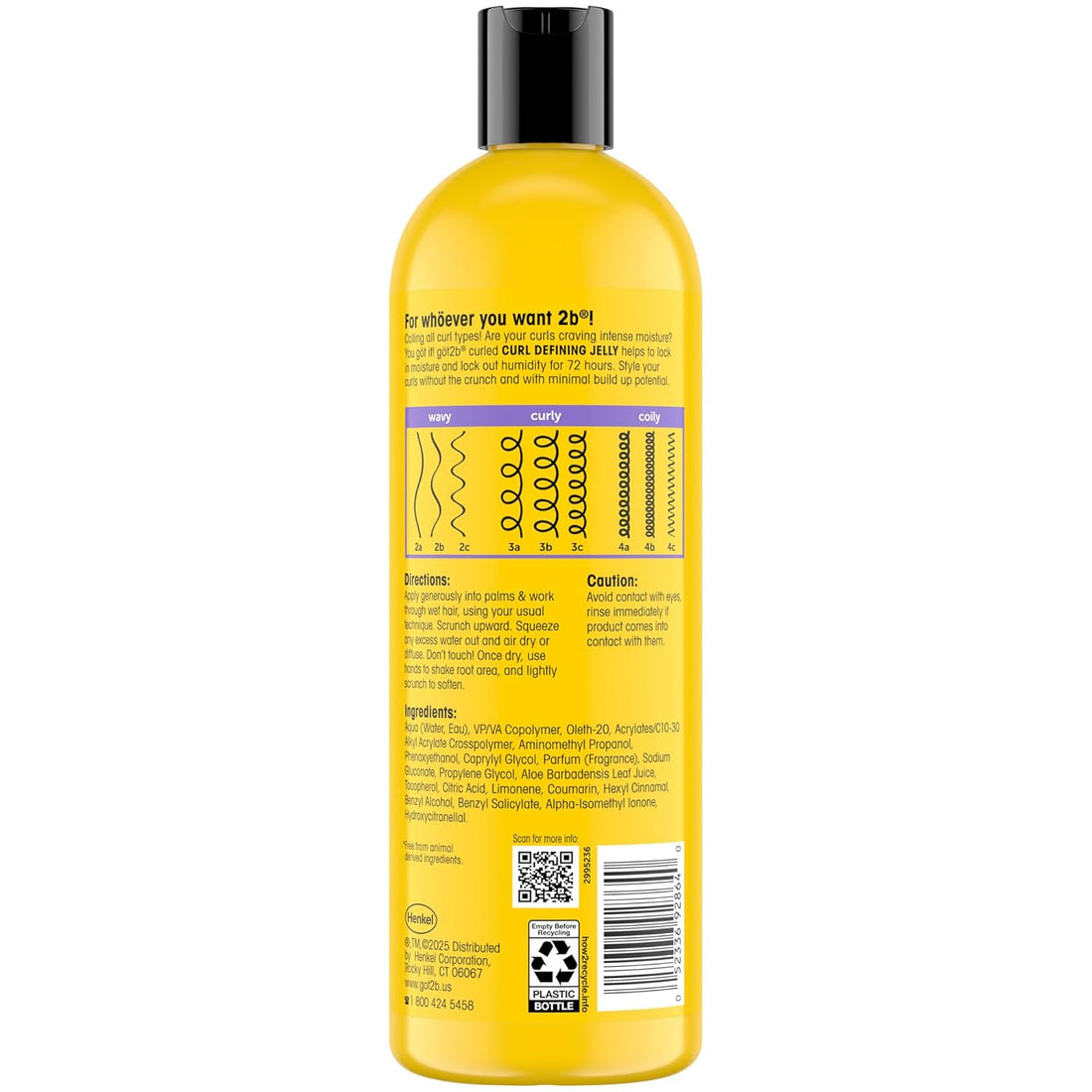 Got2b Curled Curl Defining Jelly 15 Oz
