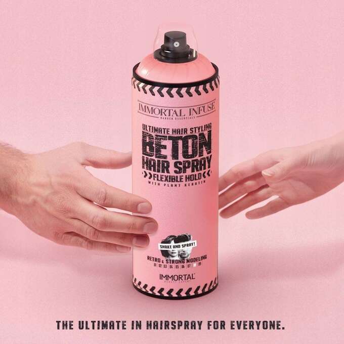 Immortal Beton Hair Spray Flexible Hold 16.9 Oz&nbsp;
