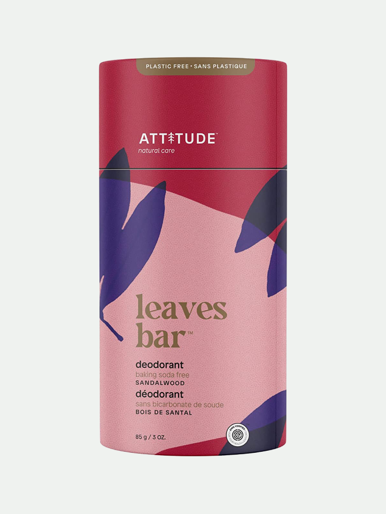 Attitude Leaves Bar Deodorant Sandalwood 3 oz.