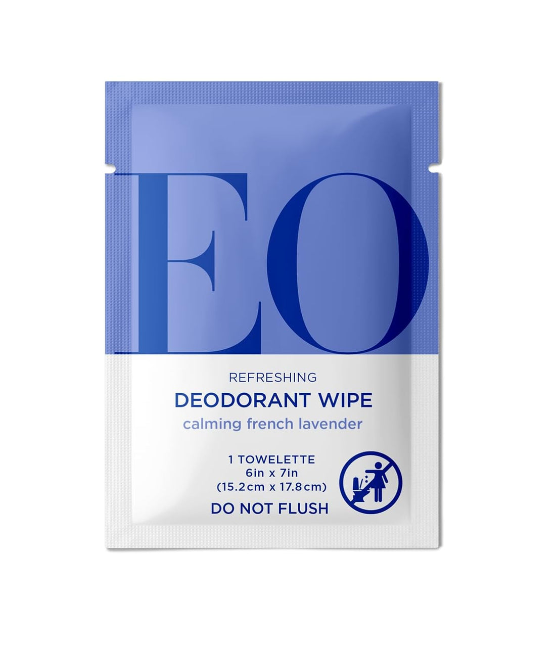 EO Natural Deodorant Wipe French Lavender, 6 Towelettes