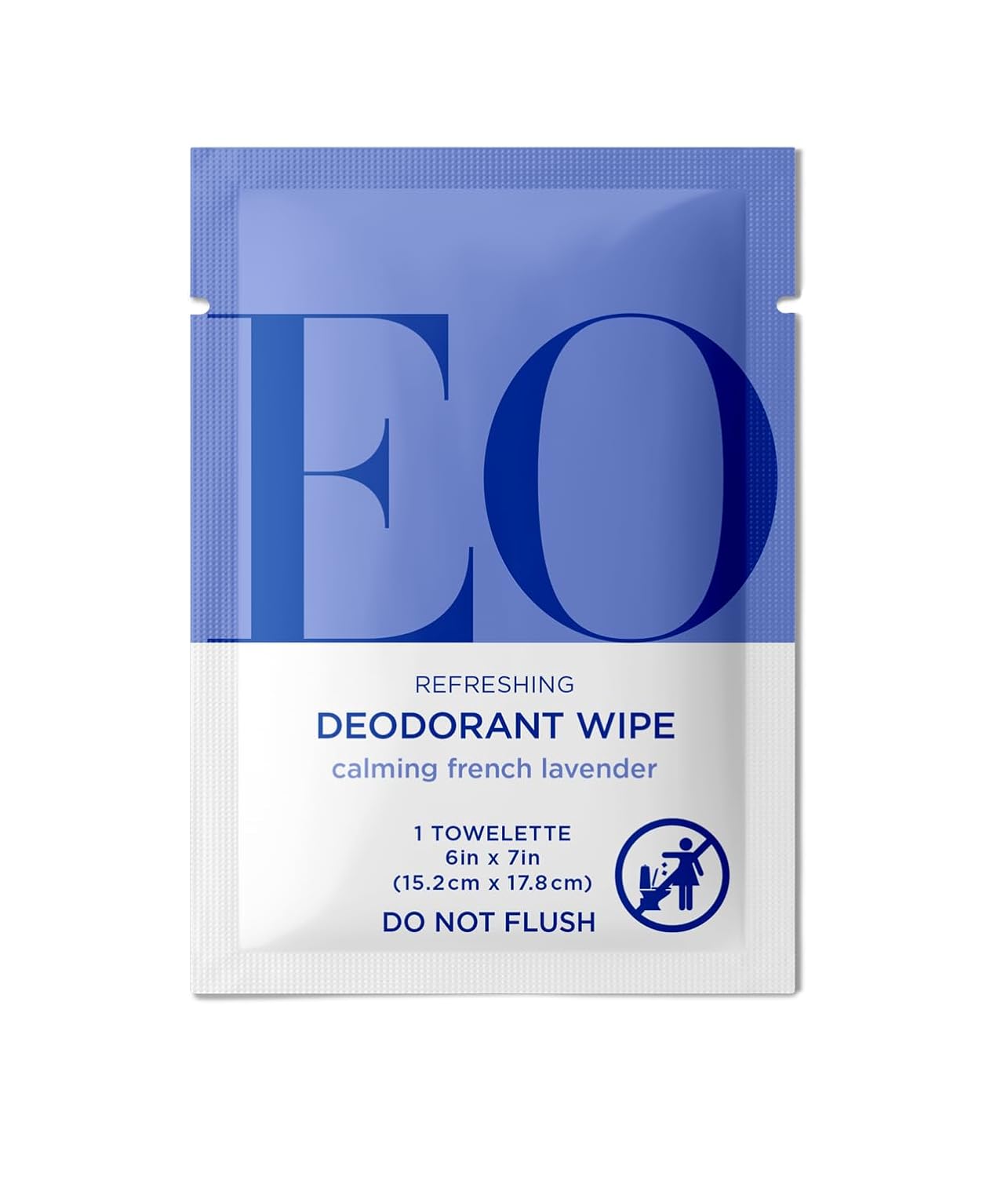 EO Natural Deodorant Wipe French Lavender, 6 Towelettes