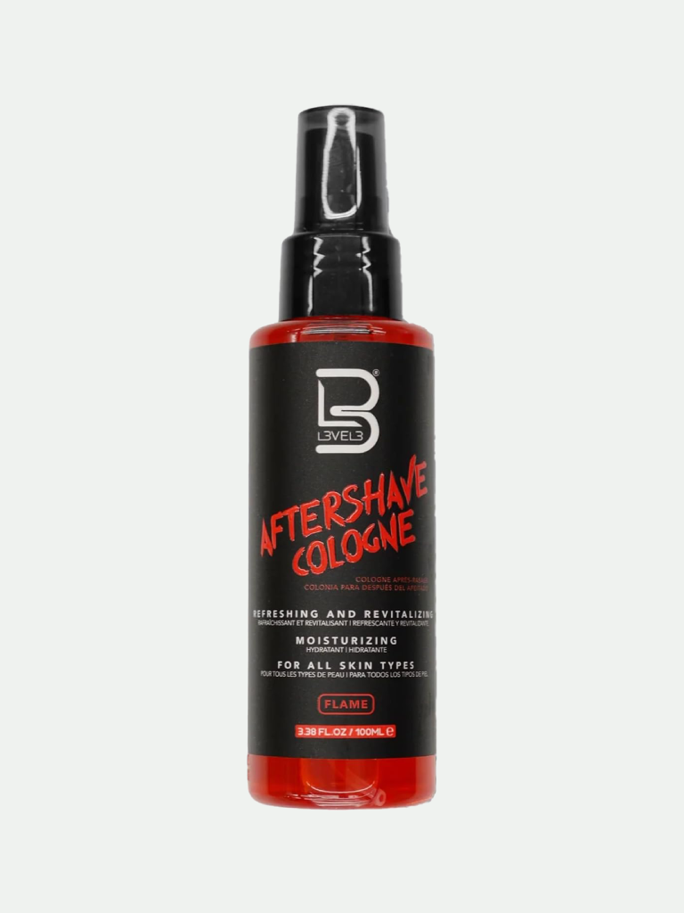 L3VEL3 Aftershave Cologne Flame 3.38 Oz Red