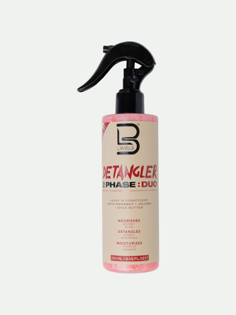 L3VEL3 2 Phase Detangler Spray 8.45 Oz
