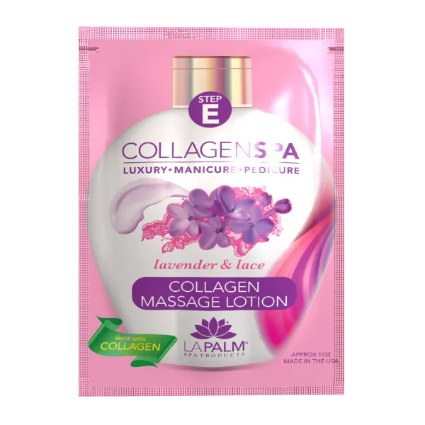 La Palm Collagen Spa 6 Step Manicure/Pedicure Kit Lavender & Lace