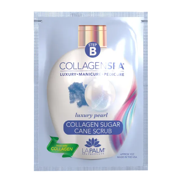 La Palm Collagen Spa 6 Step Manicure/Pedicure Kit Luxury Pearl