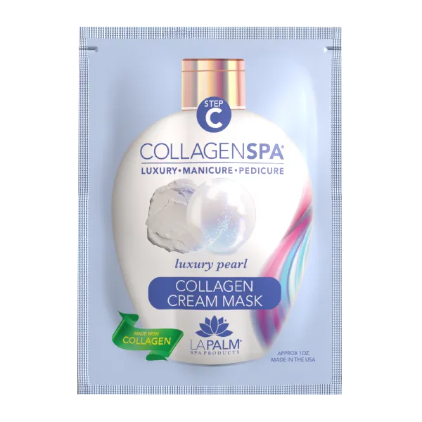 La Palm Collagen Spa 6 Step Manicure/Pedicure Kit Luxury Pearl