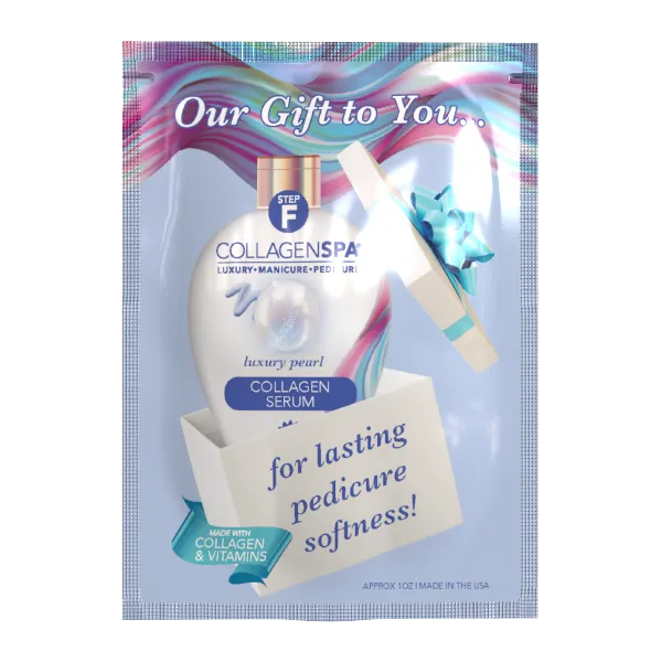 La Palm Collagen Spa 6 Step Manicure/Pedicure Kit Luxury Pearl