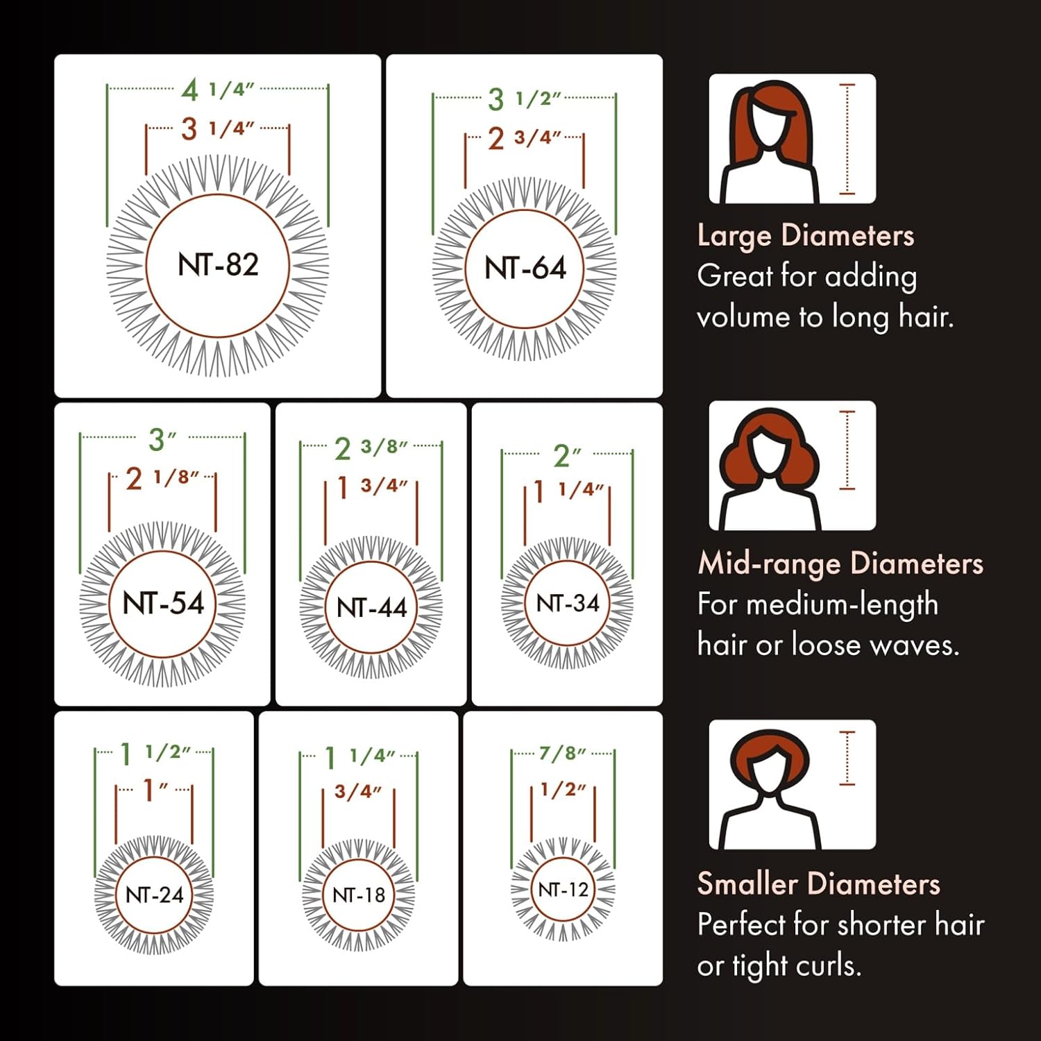Olivia Garden Nano Thermic Round 2 1/8" Thermal Brush