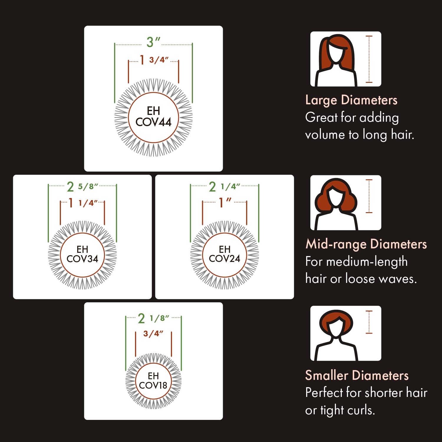 Olivia Garden EcoHair Eco-Friendly Bamboo Combo Vent Brush