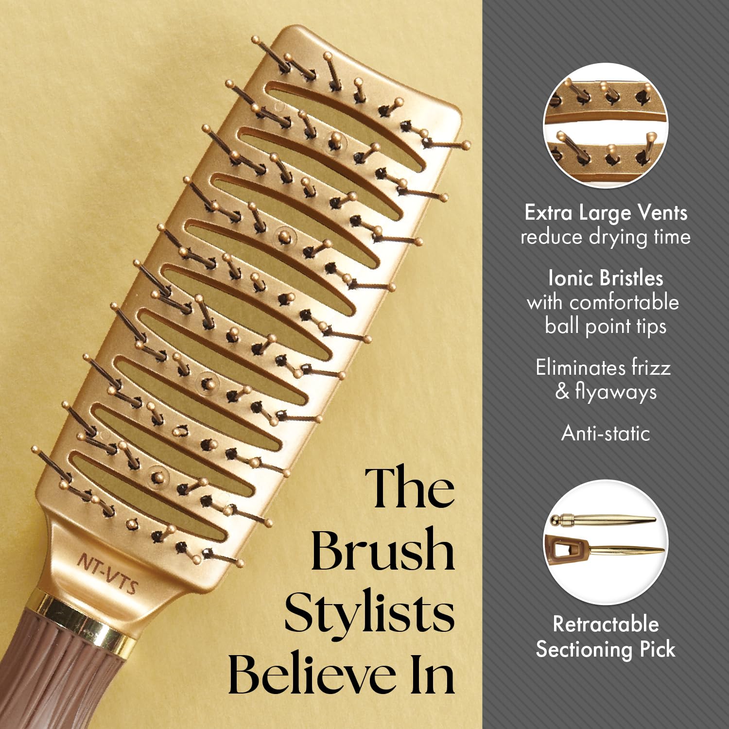 Olivia Garden NanoThermic Ceramic+Ion Vent Styler Brush