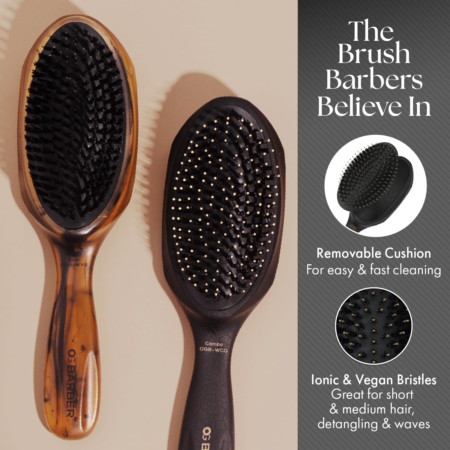 Olivia Garden OG Barber Combo Wave Brush