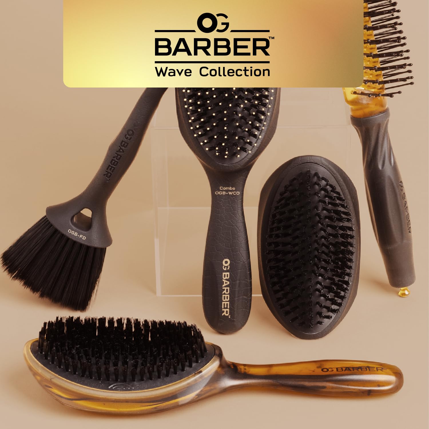 Olivia Garden OG Barber Vegan Boar Wave Brush