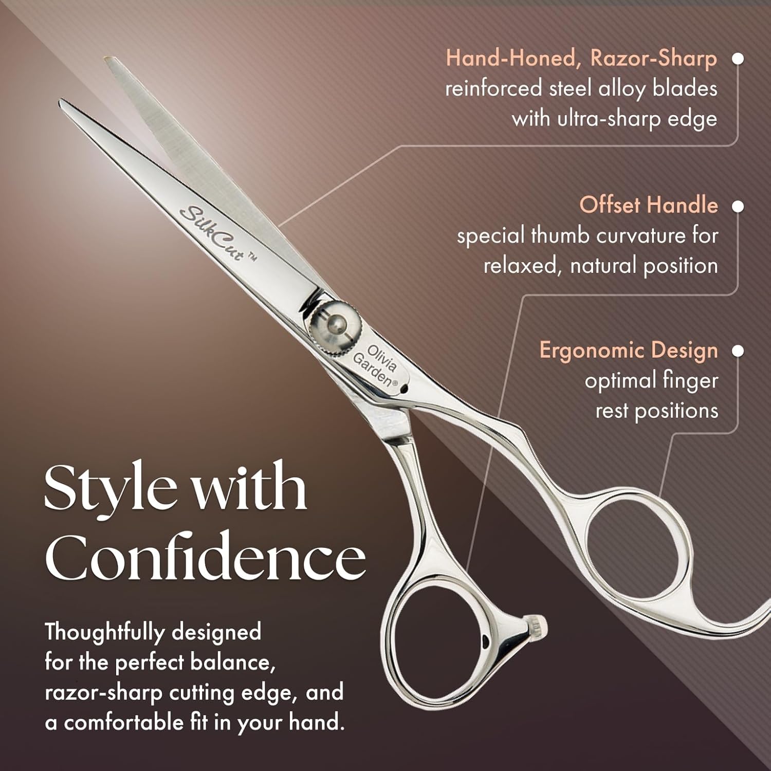 Olivia Garden SilkCut Shear & Thinner Set