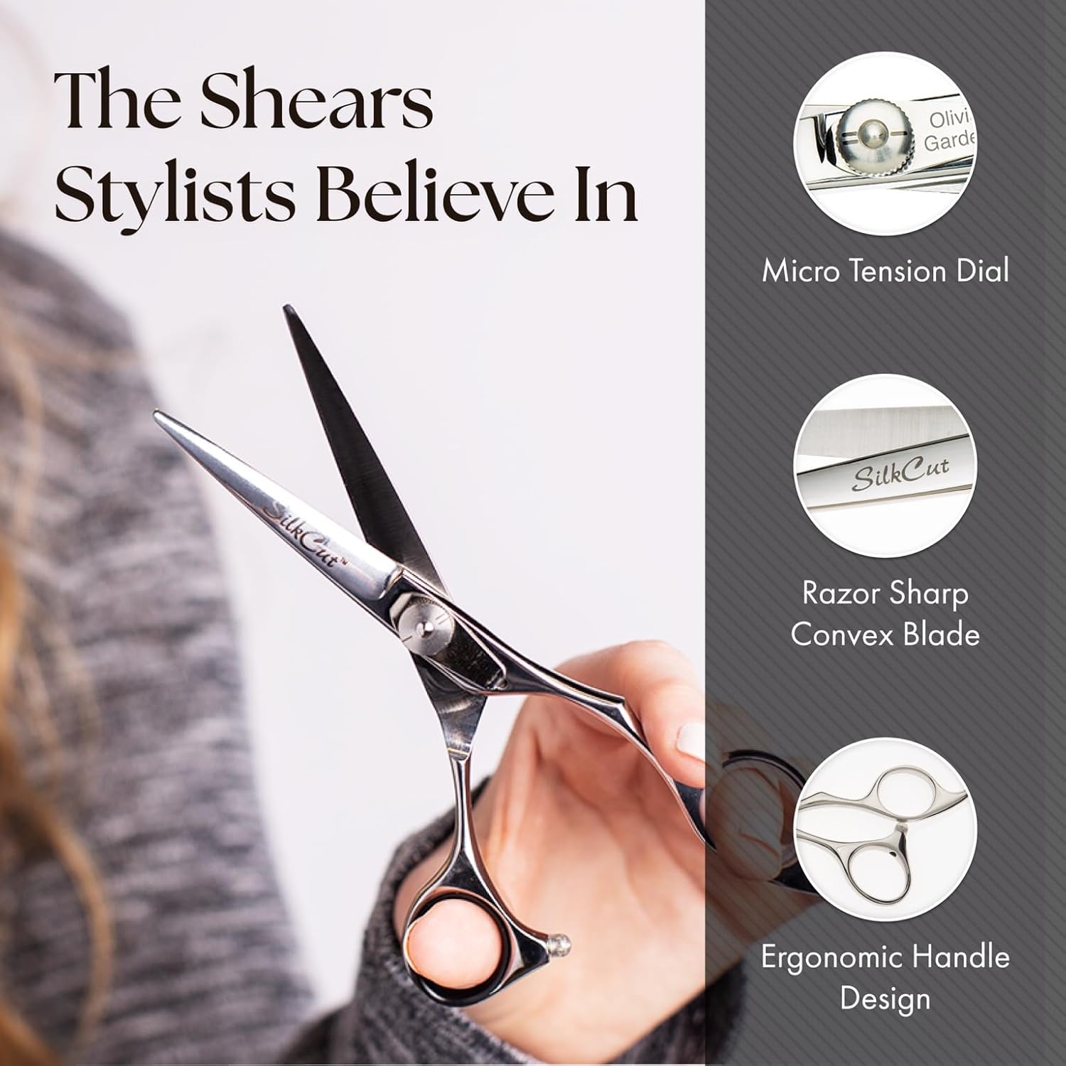 Olivia Garden SilkCut Shear & Thinner Set