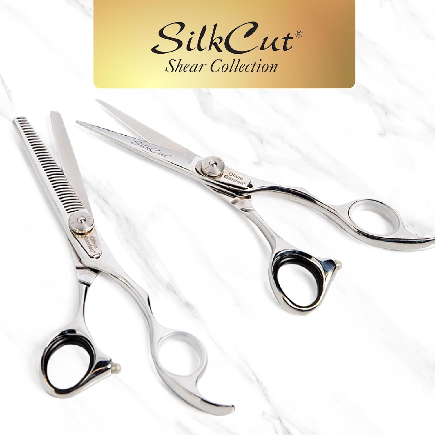 Olivia Garden SilkCut Shear & Thinner Set
