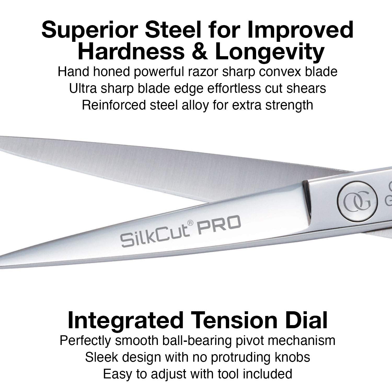 Olivia Garden SilkCut Pro Barber Shear & Thinner Set