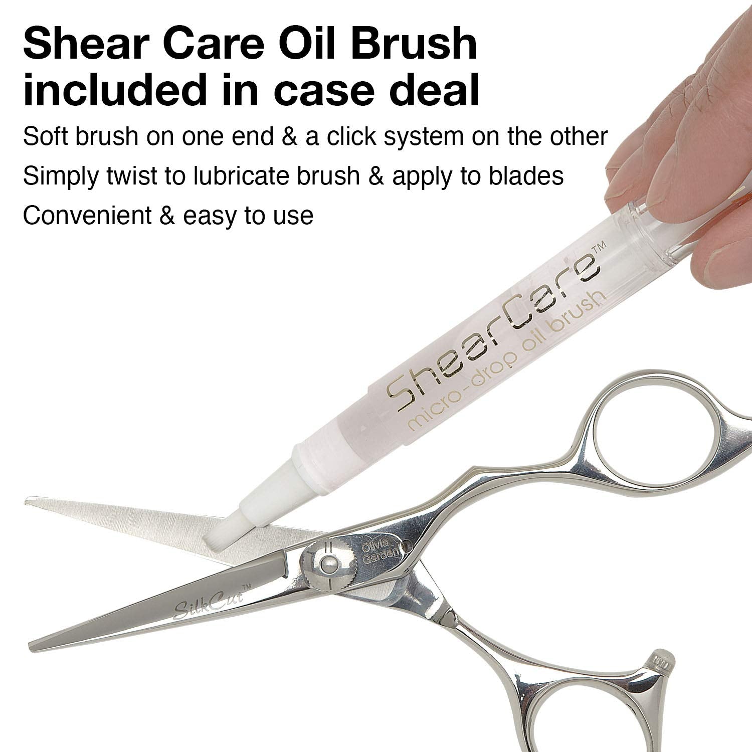 Olivia Garden SilkCut Pro Barber Shear & Thinner Set