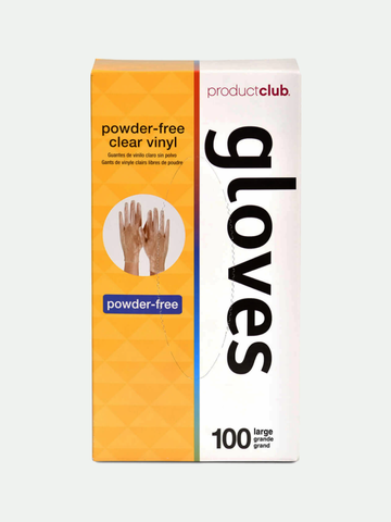 Product Club Clear Vinyl Disposable Gloves 100 ct.- Powder-Free Large