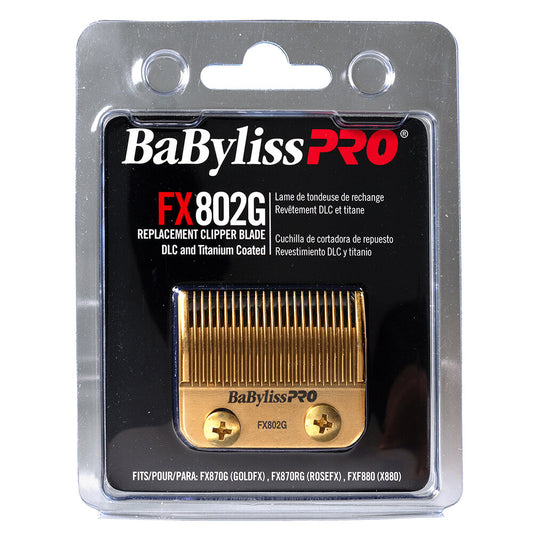 Babyliss Pro Blade Clipper #FX802G Gold Package