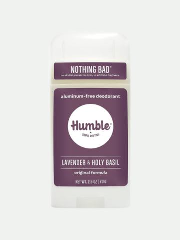 Humble All Natural Deodorant Original Lavender & Holy Basil, 2.5 oz