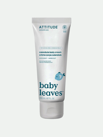 Attitude Baby Leaves Calendula Cream Night Almond Milk 6.7 oz