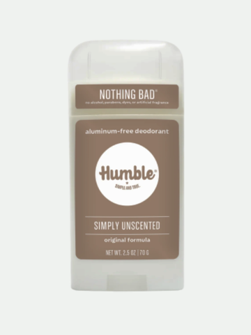 Humble All Natural Original Deodorant Simply Unscented, 2.5 oz.