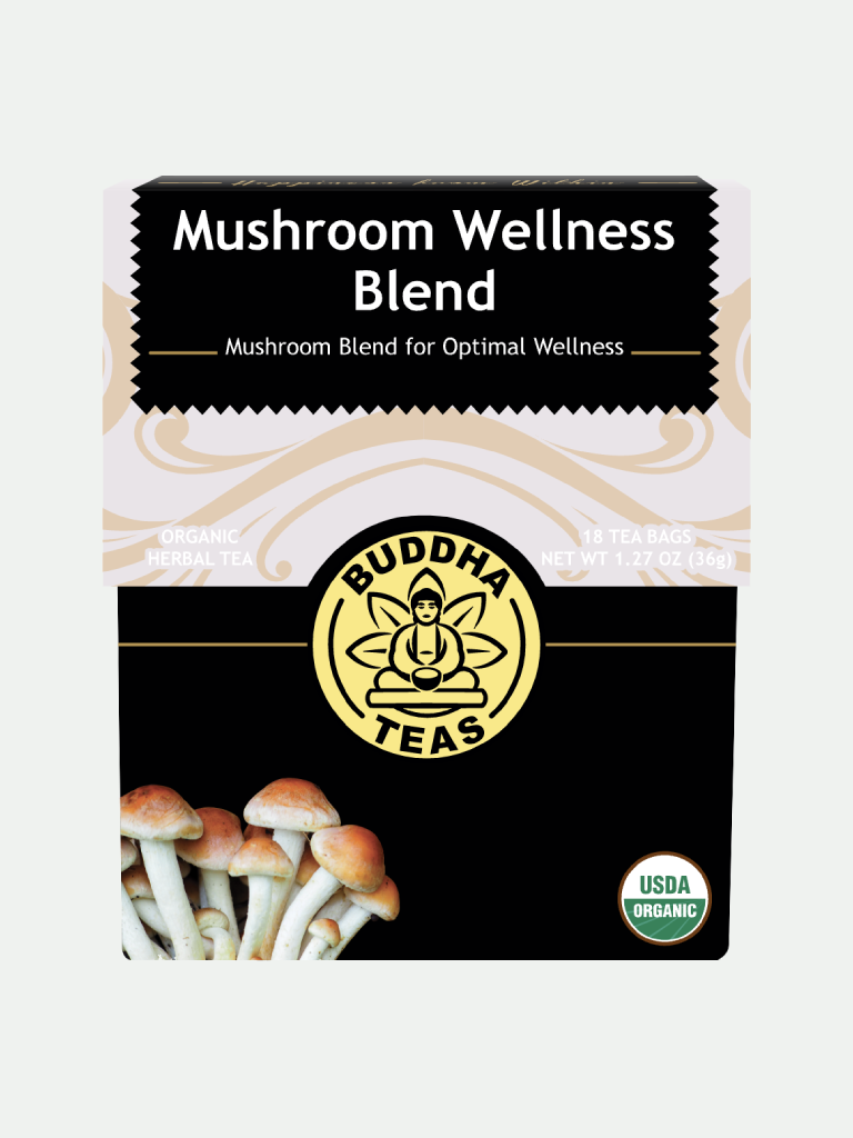 Buddha Teas Tea Mushroom Blend, 18 Tea Bags