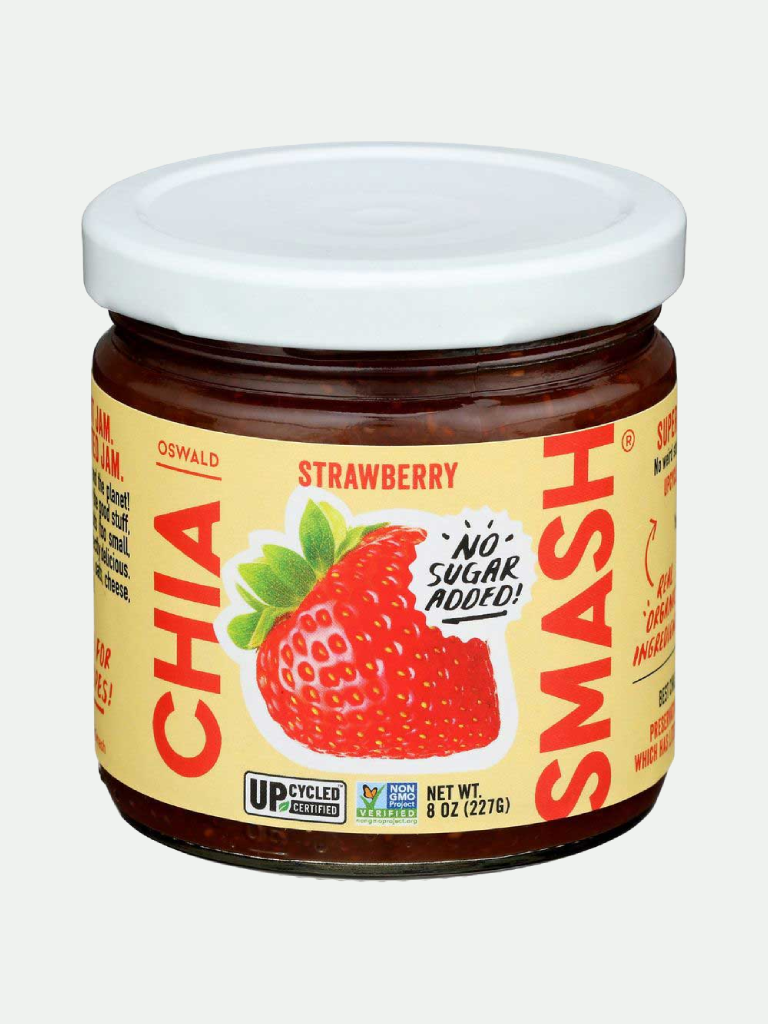 Chia Smash Jam Chia Strawberry, 8 oz.