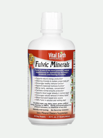 Vital Earth Minerals Mineral Fulvic, 32 oz.