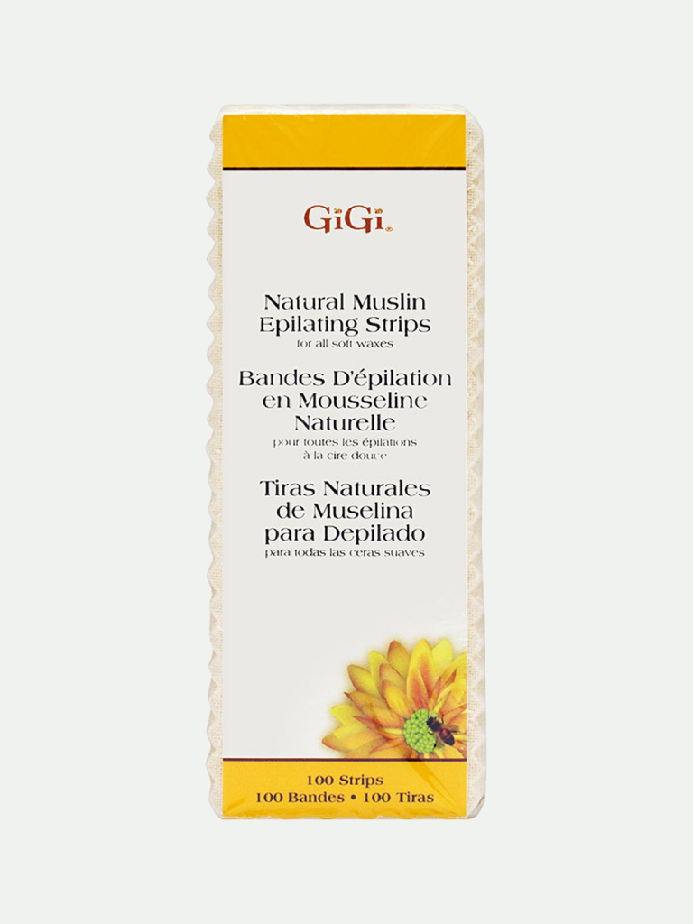 GIGI Small (1.75" x 4.5") Natural Muslin Strips-100 Pack