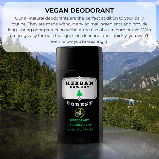 Herban Cowboy Deodorant Forest, 2.8 oz.