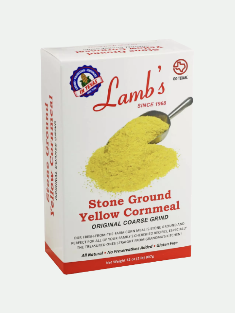 Lambs Gristmill Cornmeal Whole Grain Yellow, 32 OZ.