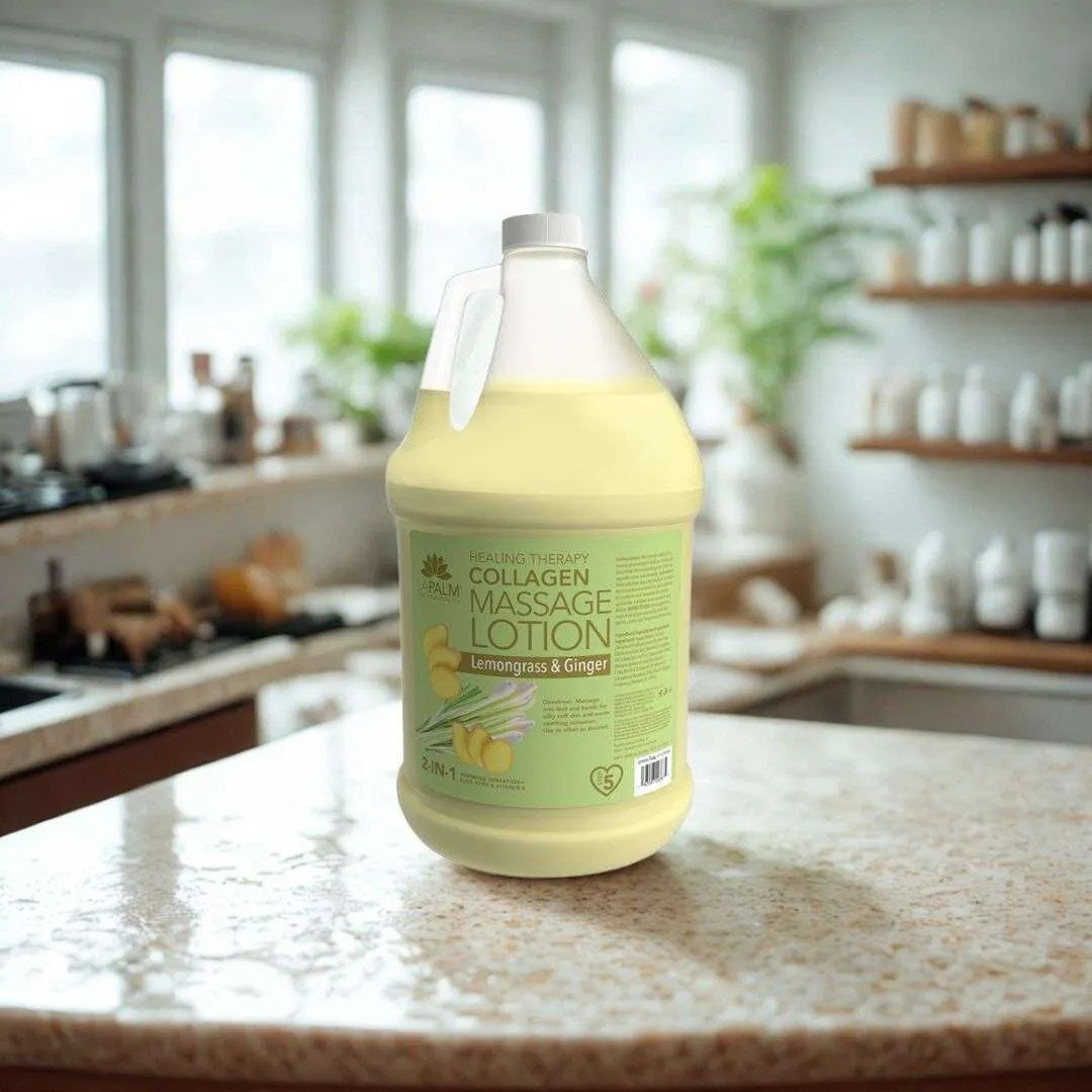 La Palm Healing Therapy Massage Lotion, 1 Gallon