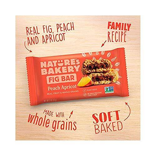 Nature's Bakery Fig Bars Peach Apricot, 6 ct. 12 oz.