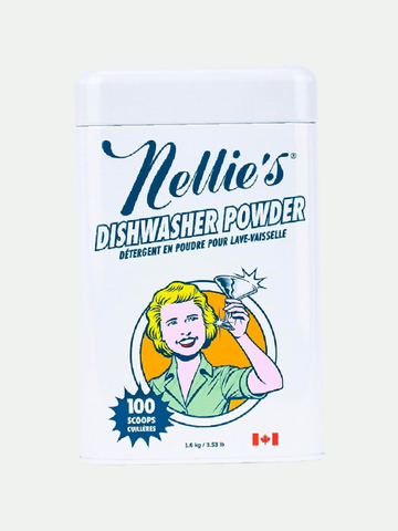 Nellie's All Natural Dishwasher Powder 100 Scoop, 3.5 LB.