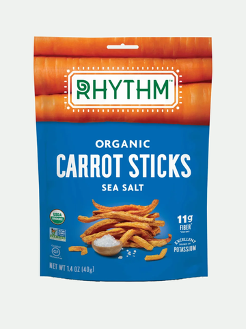 Rhythm Superfoods Carrot Sticks Seasalt, 1.4 oz.