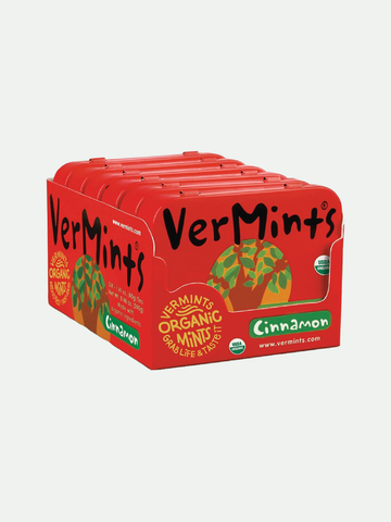 Vermints Candy Breath Mints Cinnamon, 1.41 oz. 6 packs