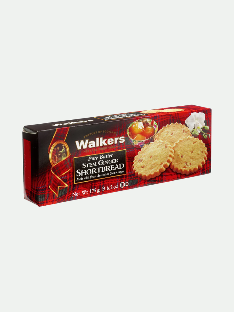 Walkers Shortbread Stem Ginger, 6.2 oz.