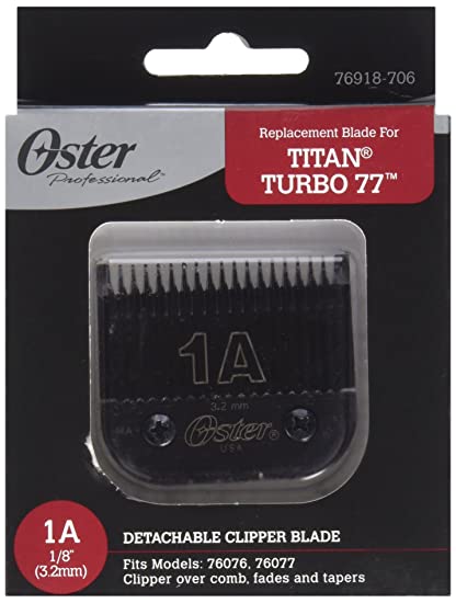 Oster Black Replacement #1A Blade - 76918-706 Front Packaging